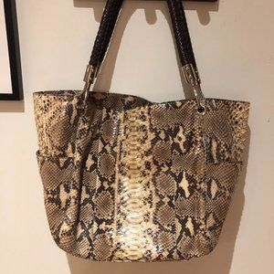 Micheal Kors Boutique Genuine Python Handbag